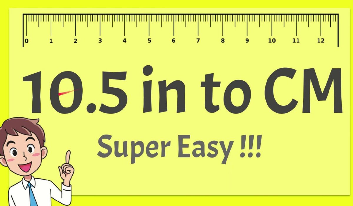 10.5 in to cm