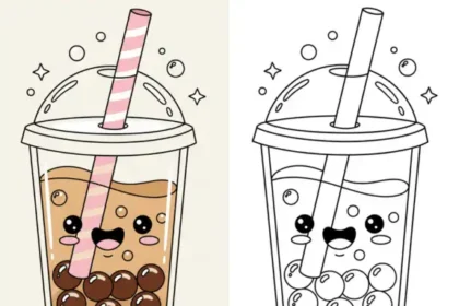 How to Print Boba Coloring Pages in High Quality