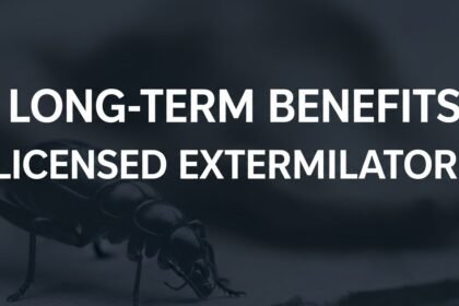 The Long-Term Benefits of Hiring a Licensed Exterminator