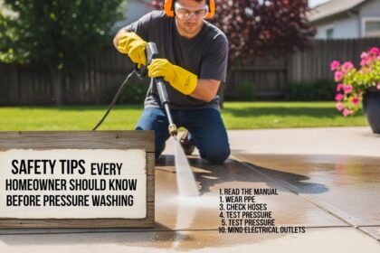 Safety Tips Every Homeowner Should Know Before Pressure Washing